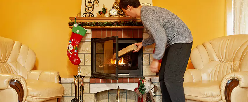 Rusted Metal Fireplace Restoration in Sartell, Minnesota